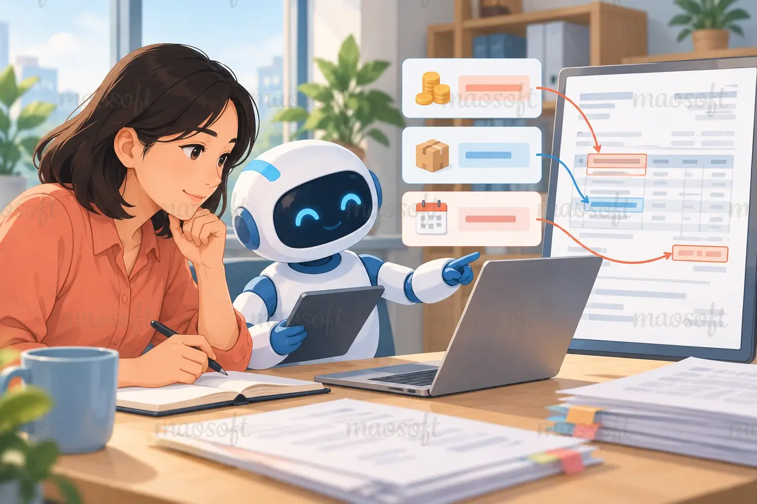 Minh họa: đối chiếu chứng từ trước khi chuyển bước