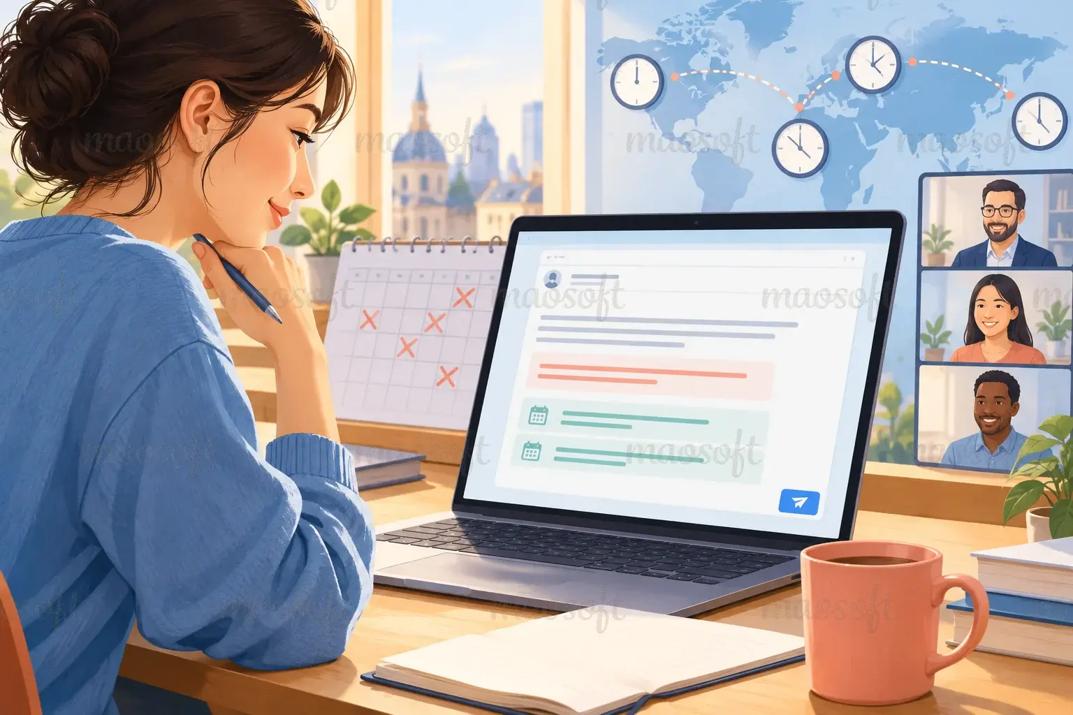 Minh họa: từ chối lịch hẹn sao cho rõ và lịch sự