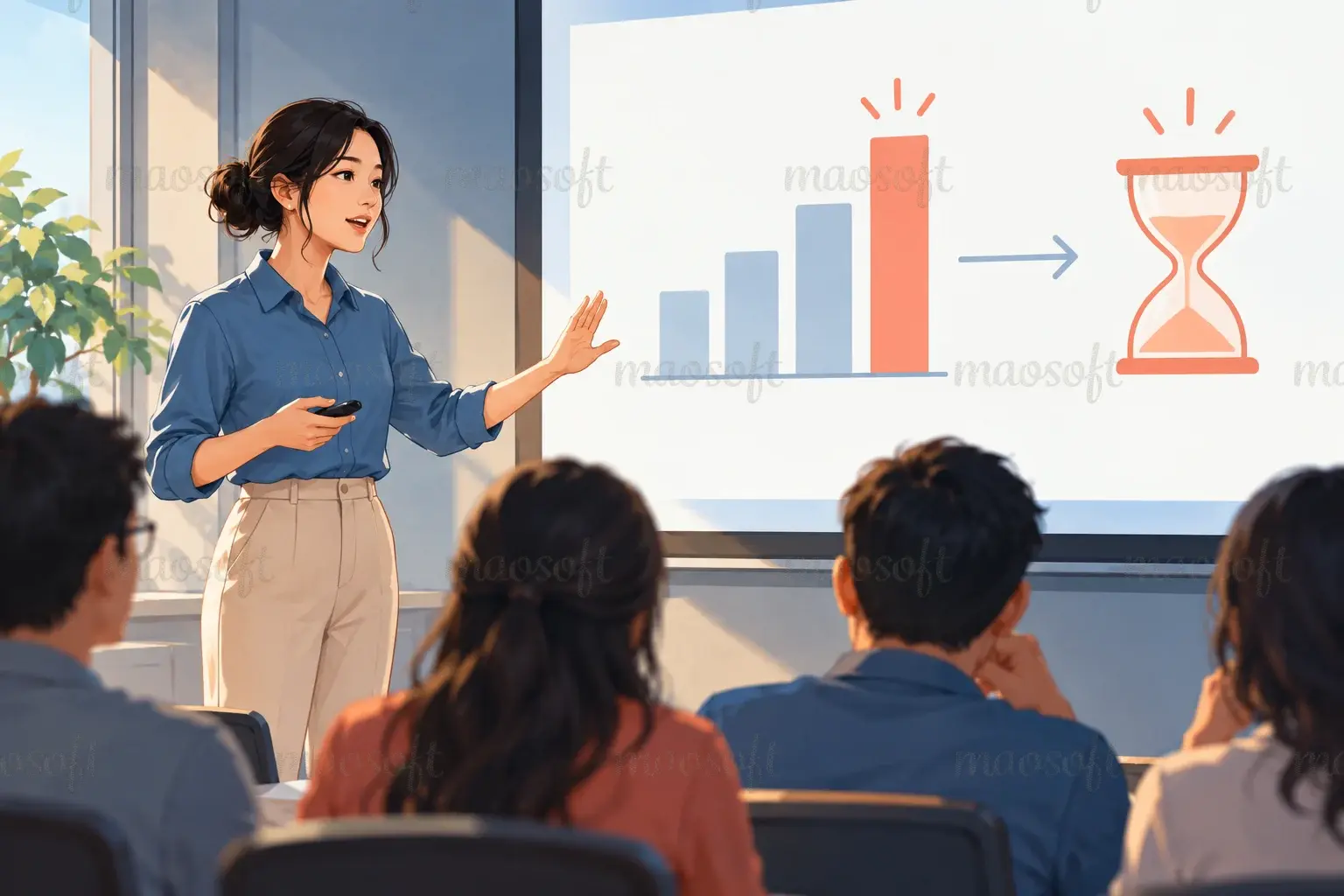Minh họa: nhịp kể cũng cần khoảng nghỉ