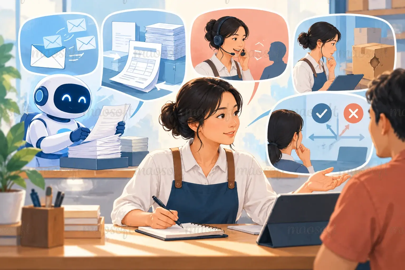 Minh họa: một nghề gồm nhiều nhiệm vụ