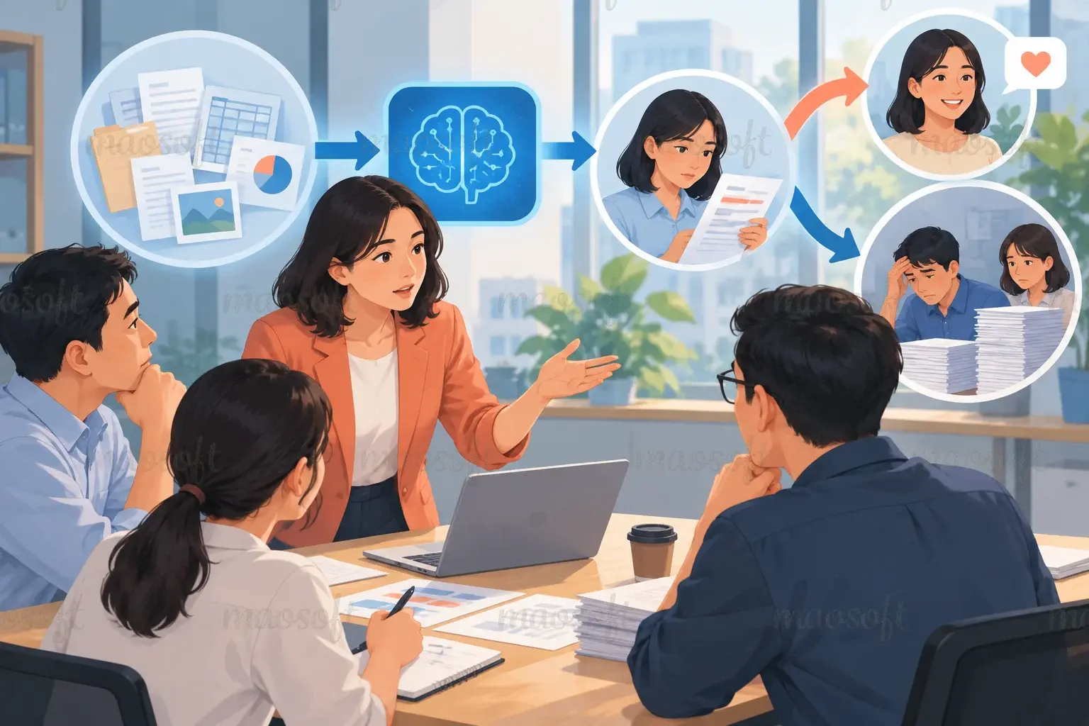 Minh họa: nếu bạn đang quản lý một nhóm