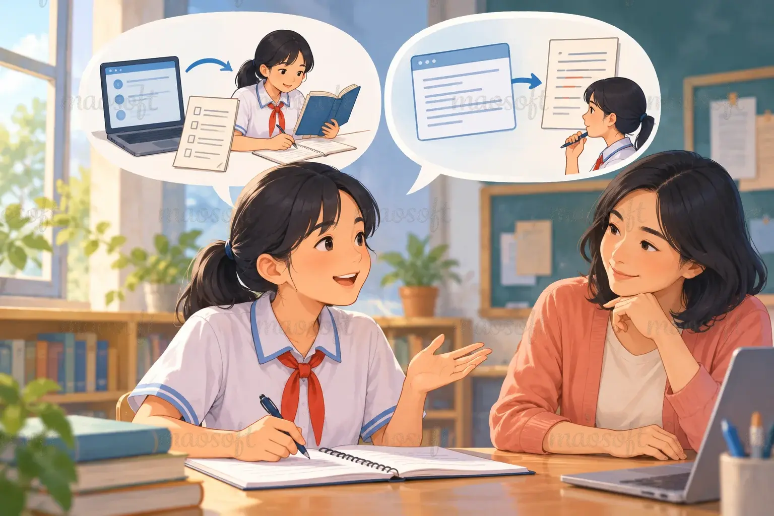 Minh họa: ghi cách dùng AI ngắn gọn và rõ ràng