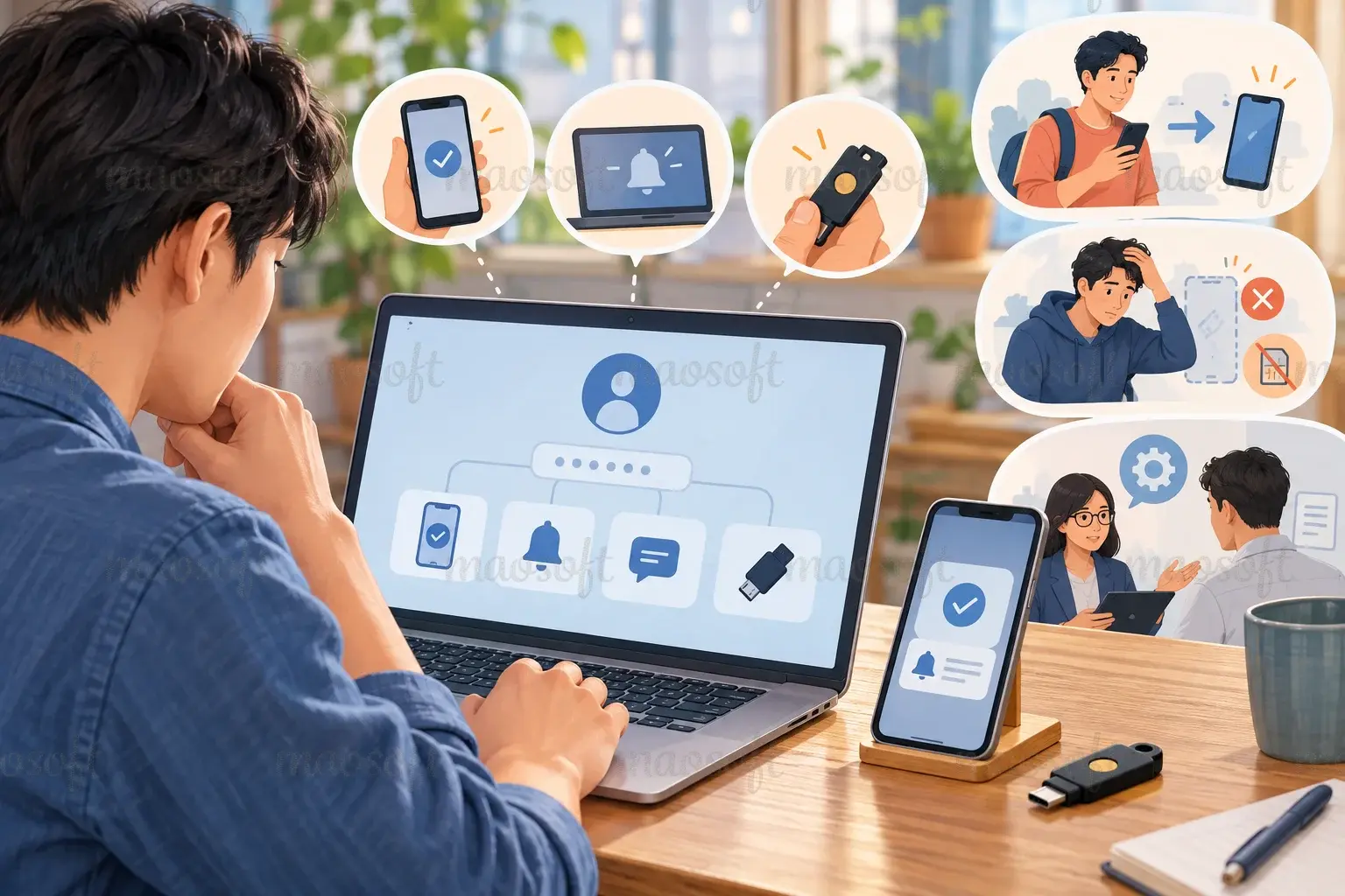Minh họa: Biết bước xác minh đang phụ thuộc vào đâu