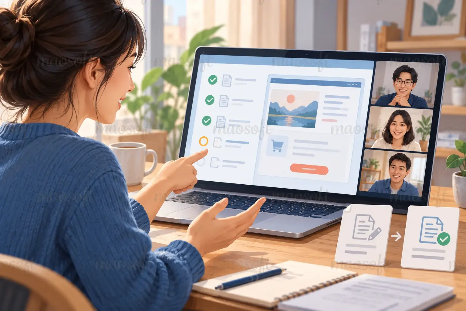 Minh họa: Nói về đầu ra thay vì mức độ bận