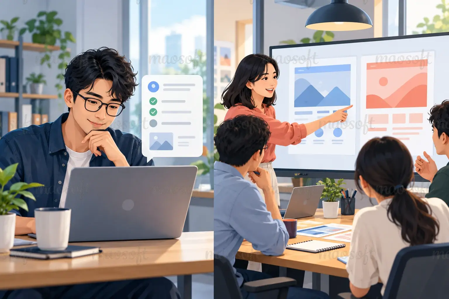 Minh họa: Phân biệt cập nhật với quyết định