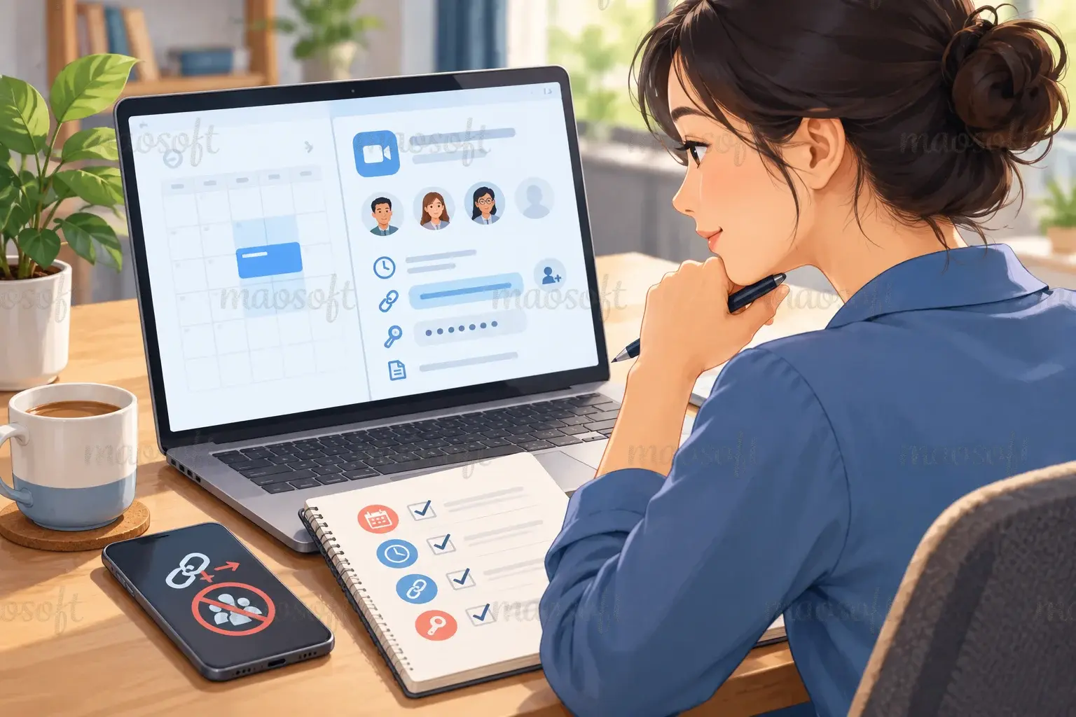 Minh họa: Xác nhận đúng lịch và đường vào