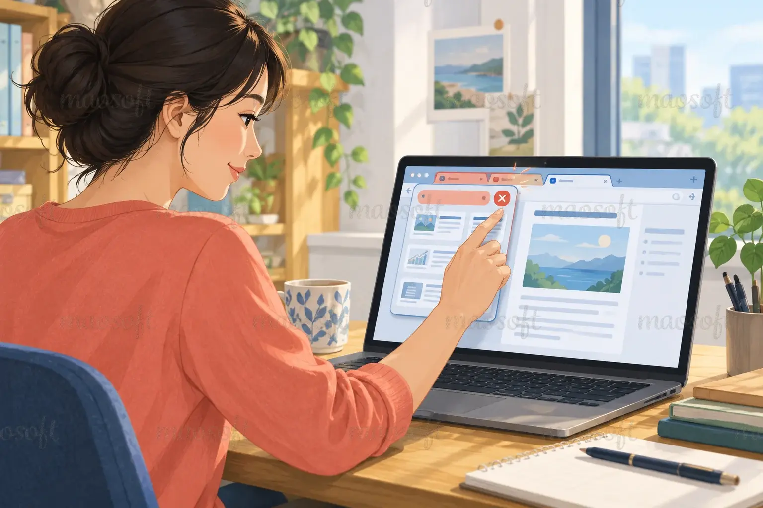 Minh họa: Đóng theo nhiệm vụ đã kết thúc