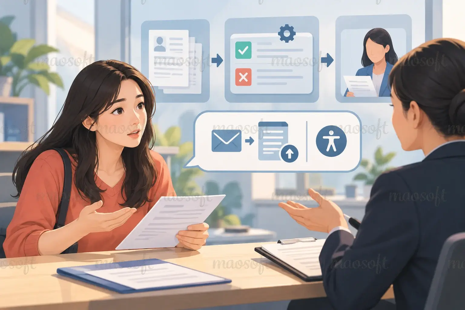 Để ứng viên có cách hỏi lại