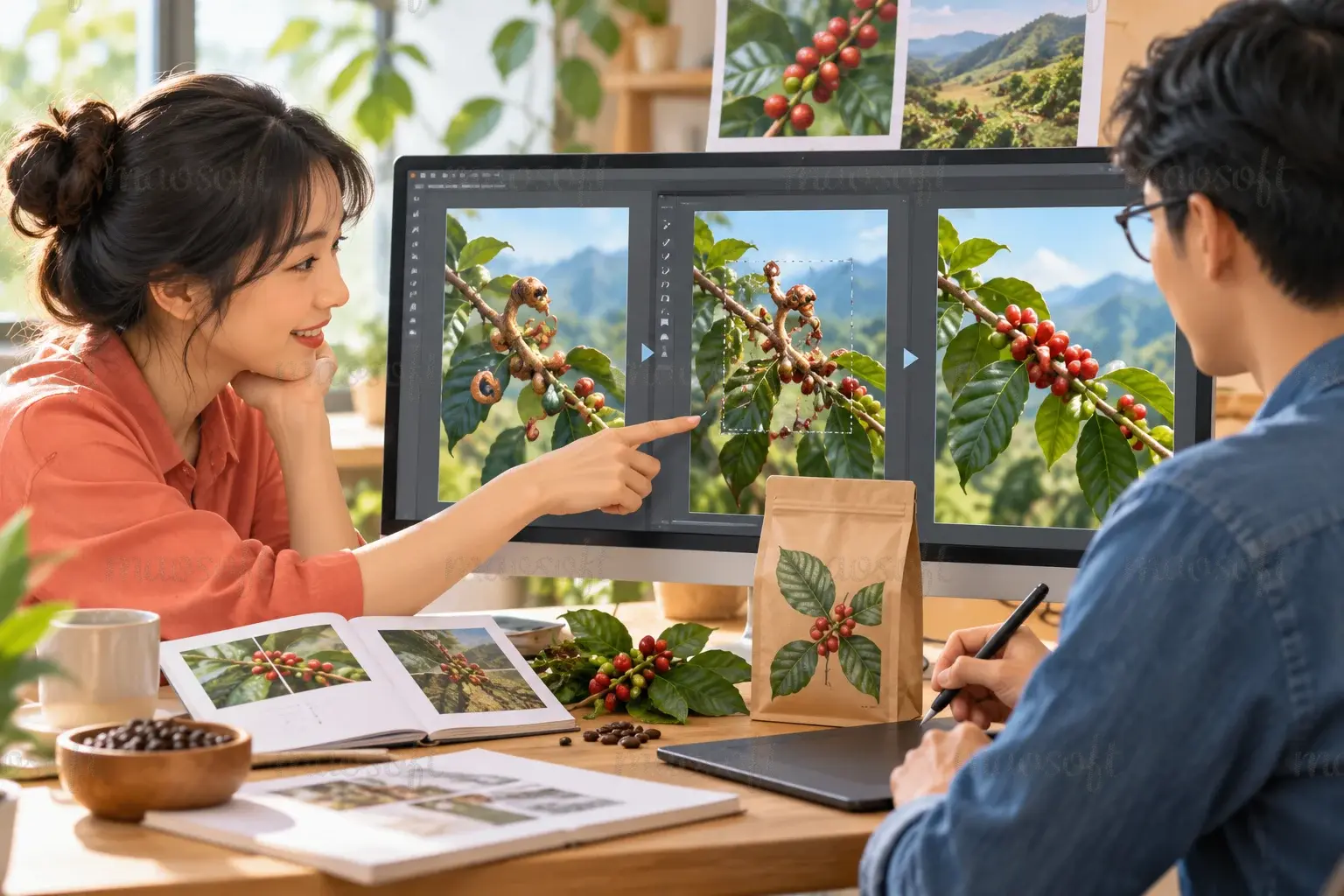 Từ hình tham khảo đến tệp dùng được