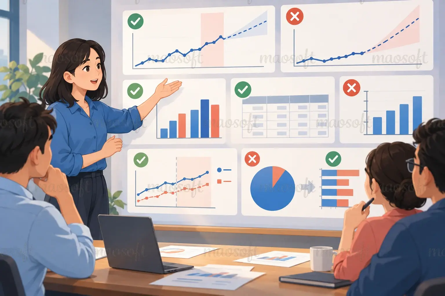 Chọn cách trình bày theo câu hỏi