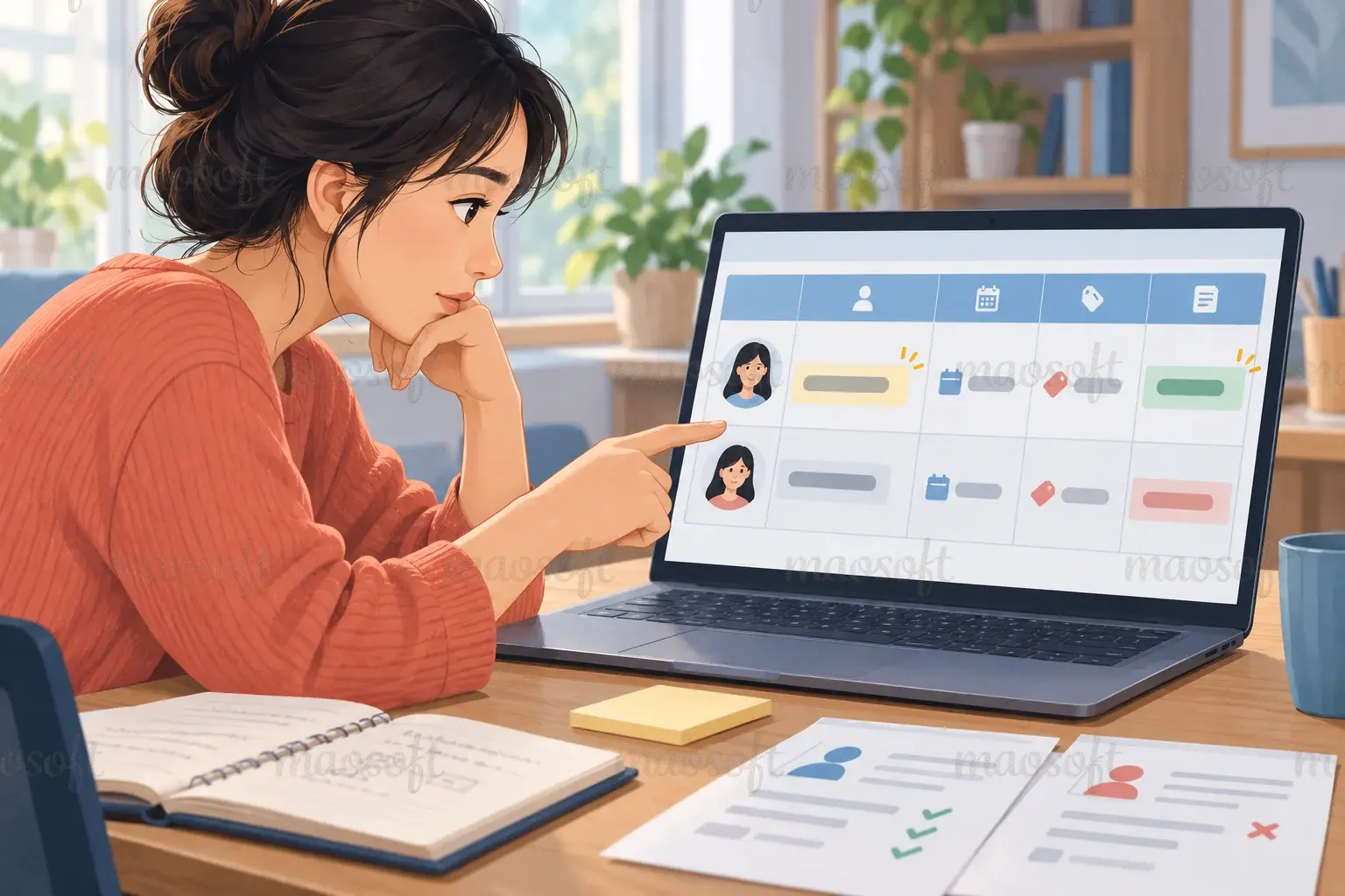 Minh họa: Xem kỹ khoảng trắng và bản ghi trùng
