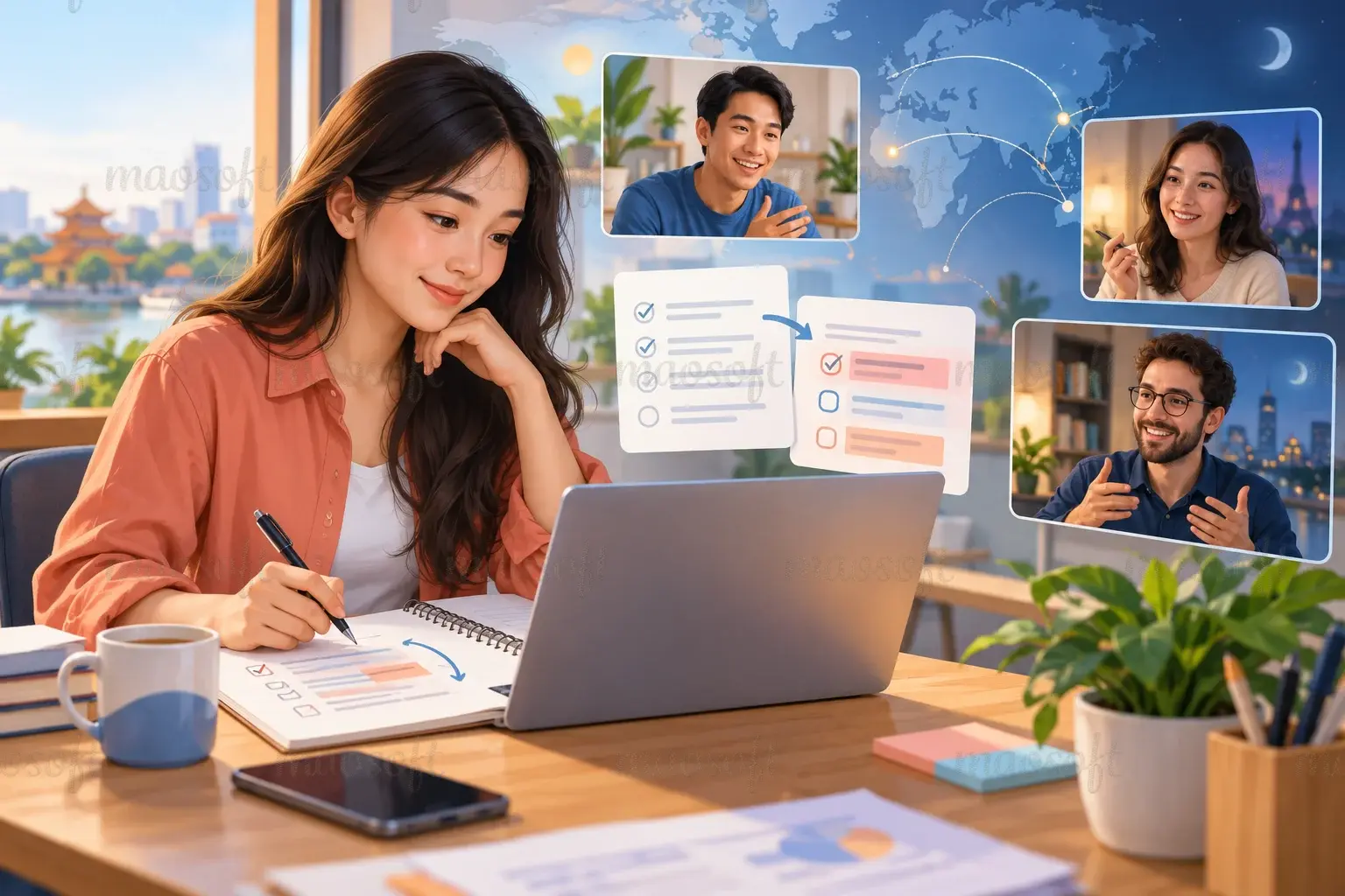 Tin nhắn cần đủ ý để người nhận làm tiếp