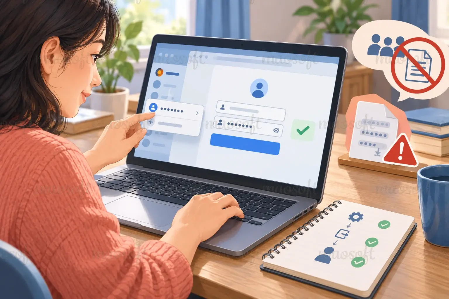 Minh họa: Thử với một tài khoản trước