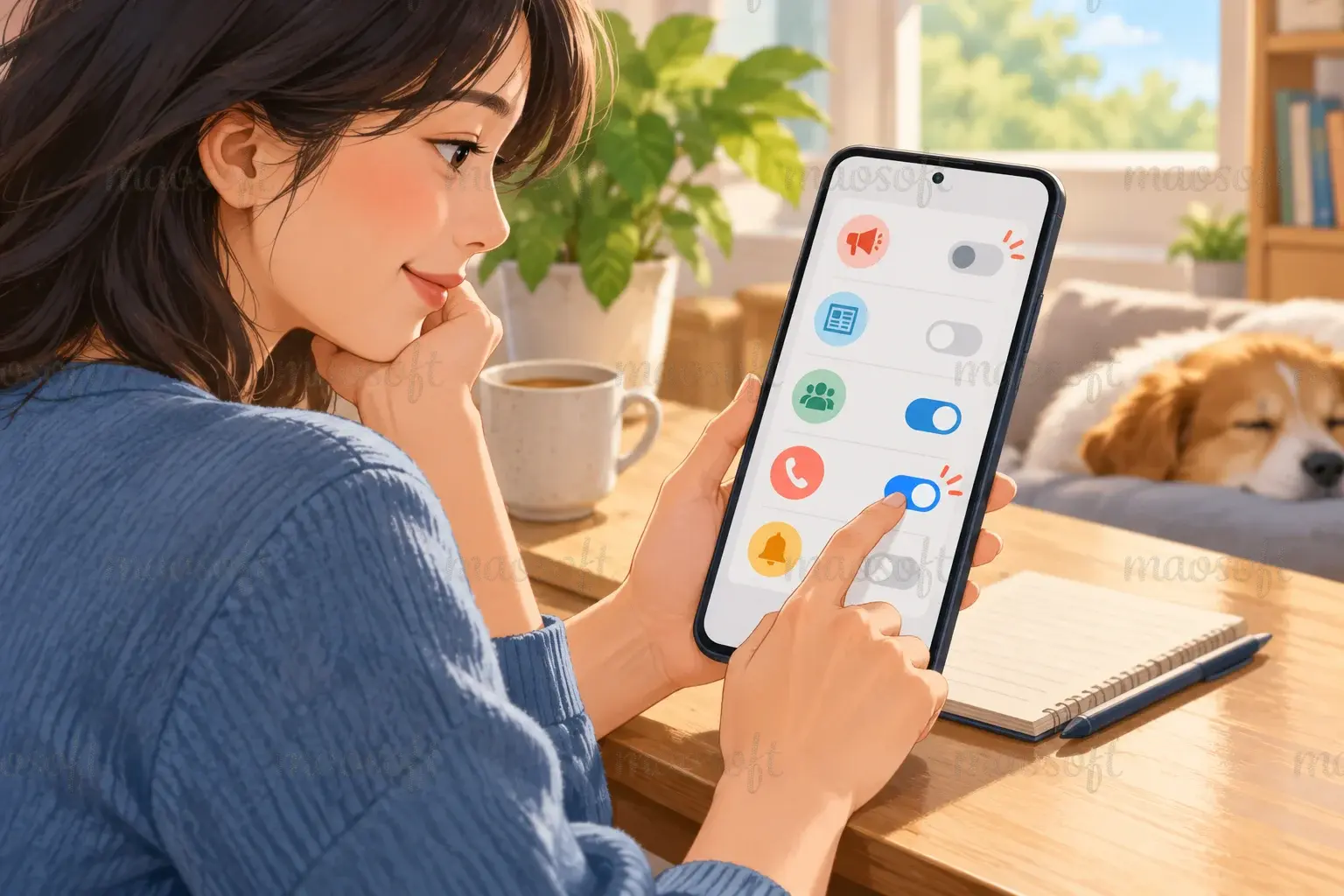 Minh họa: Điều chỉnh từng nhóm thay vì tắt đồng loạt