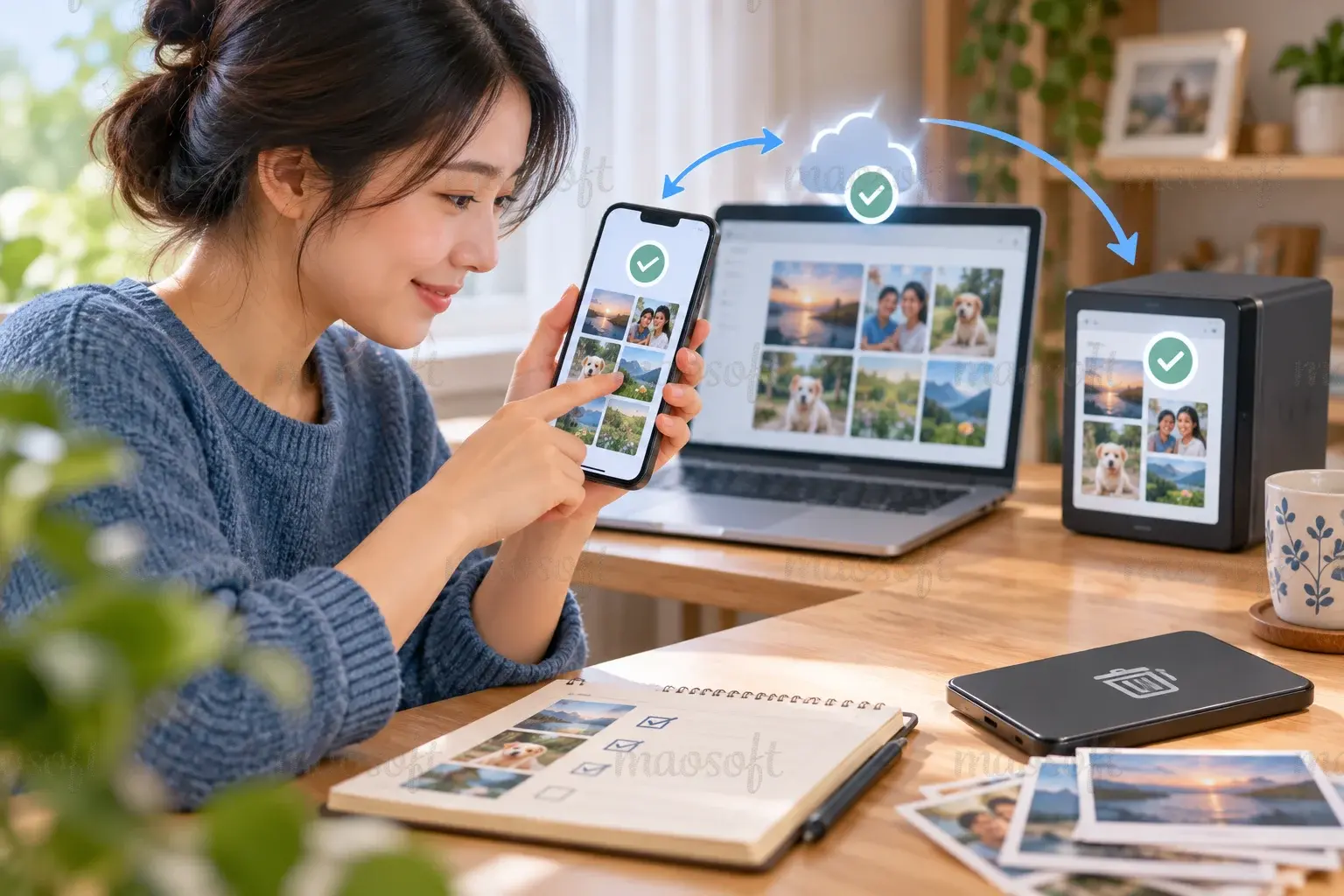 Minh họa: Kiểm tra bản sao trước khi dọn mạnh tay