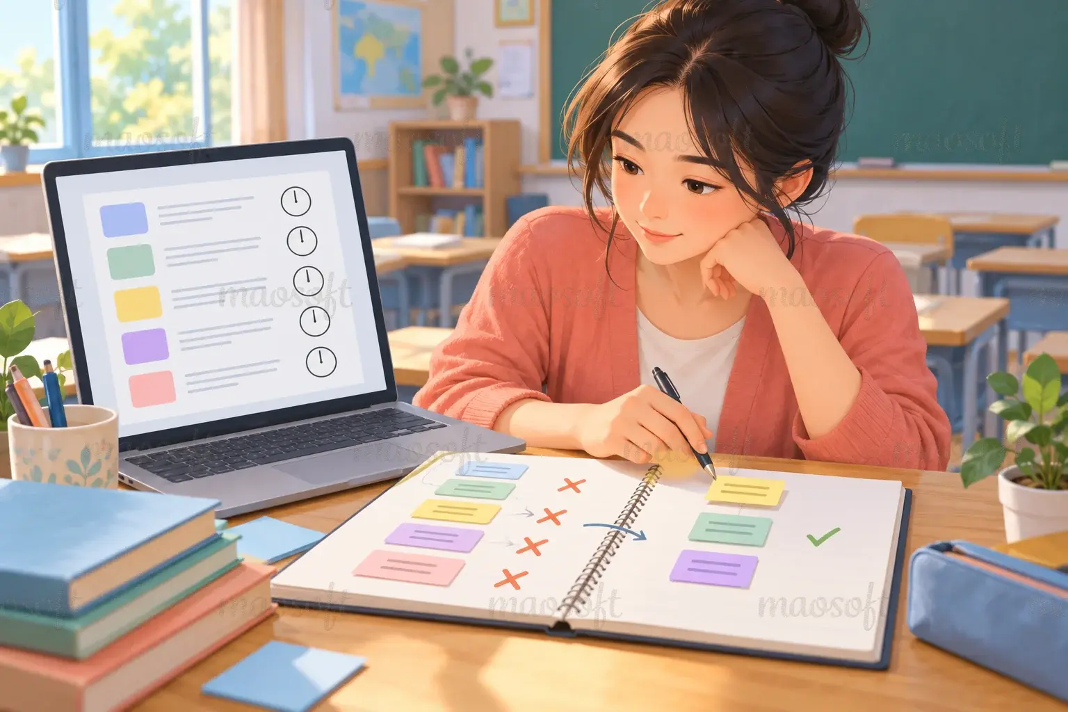 Điều chỉnh bản nháp cho lớp mình