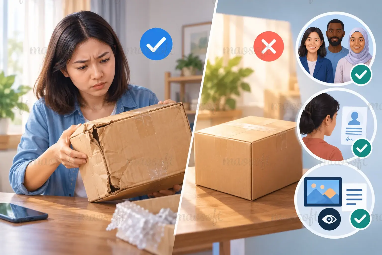 Minh họa: trường hợp nên giữ ảnh thật