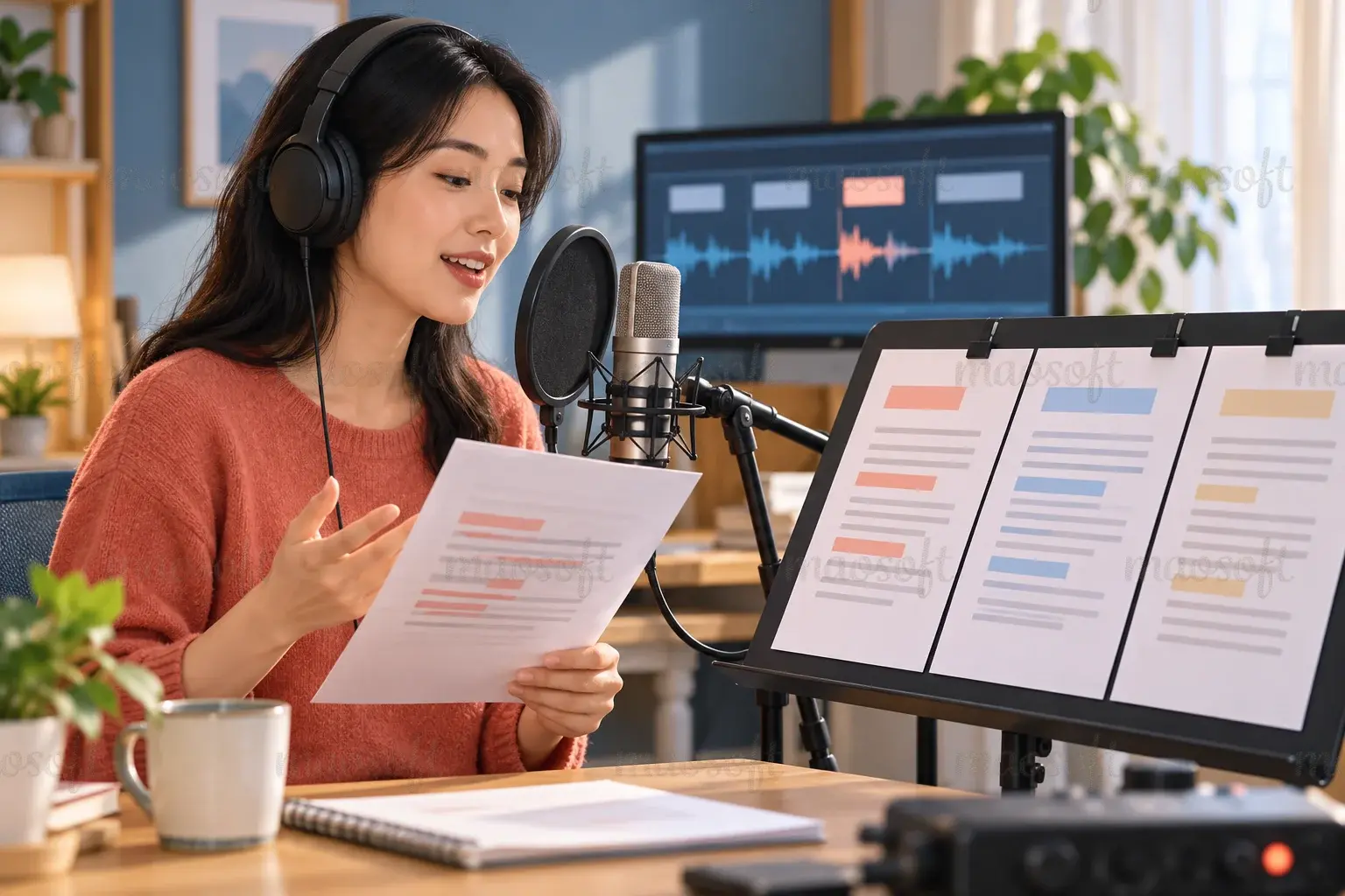 Minh họa: Chia lời đọc thành đoạn vừa sức