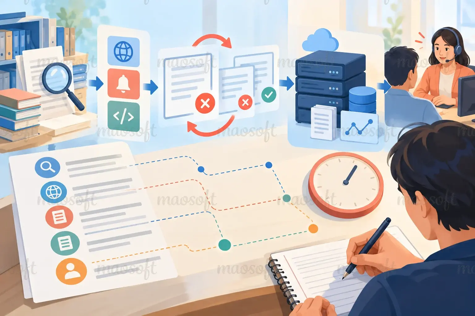 Minh họa: tính cả các bước ngoài lời nhắc