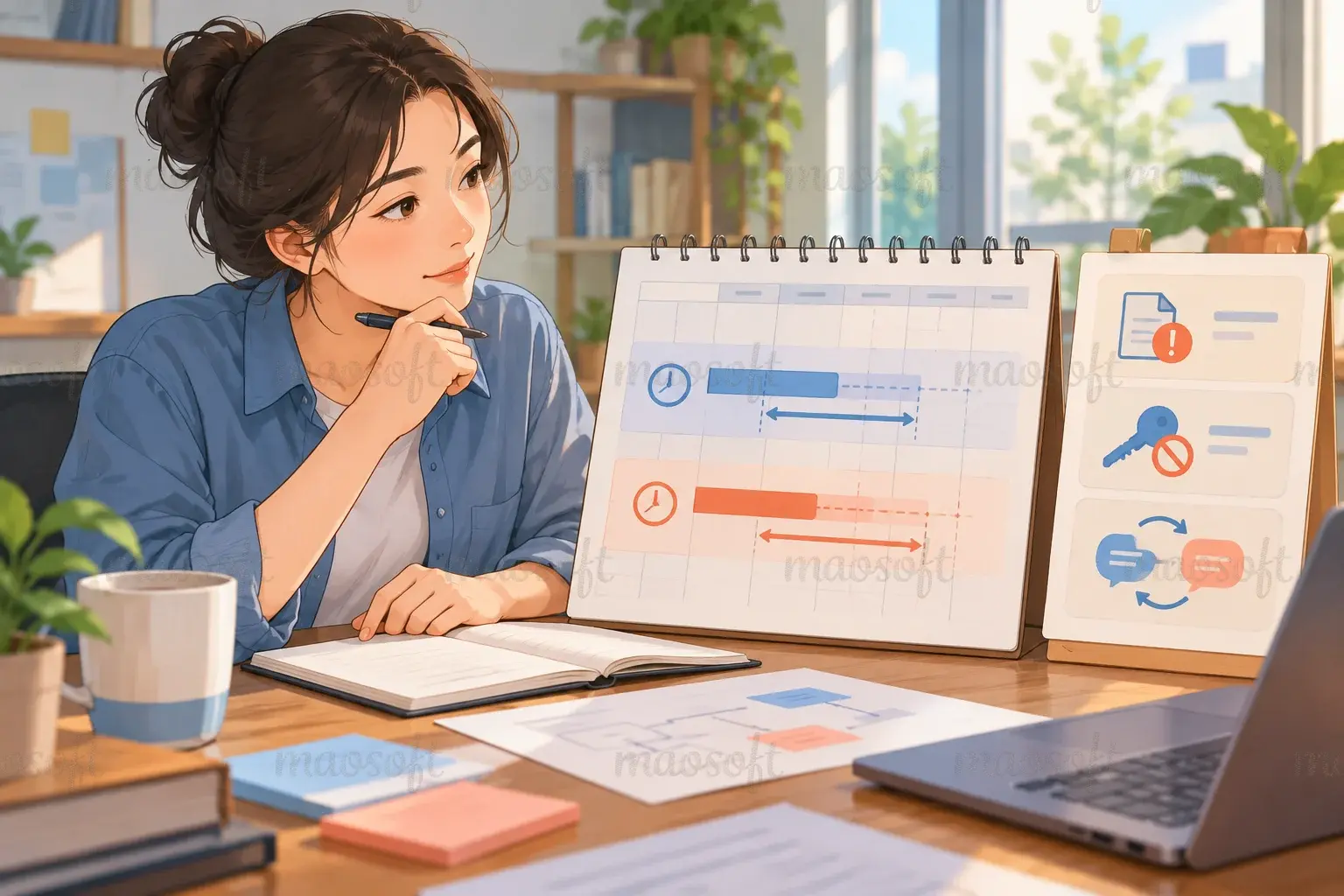 Minh họa: Dùng khoảng thời gian khi còn nhiều điều chưa rõ
