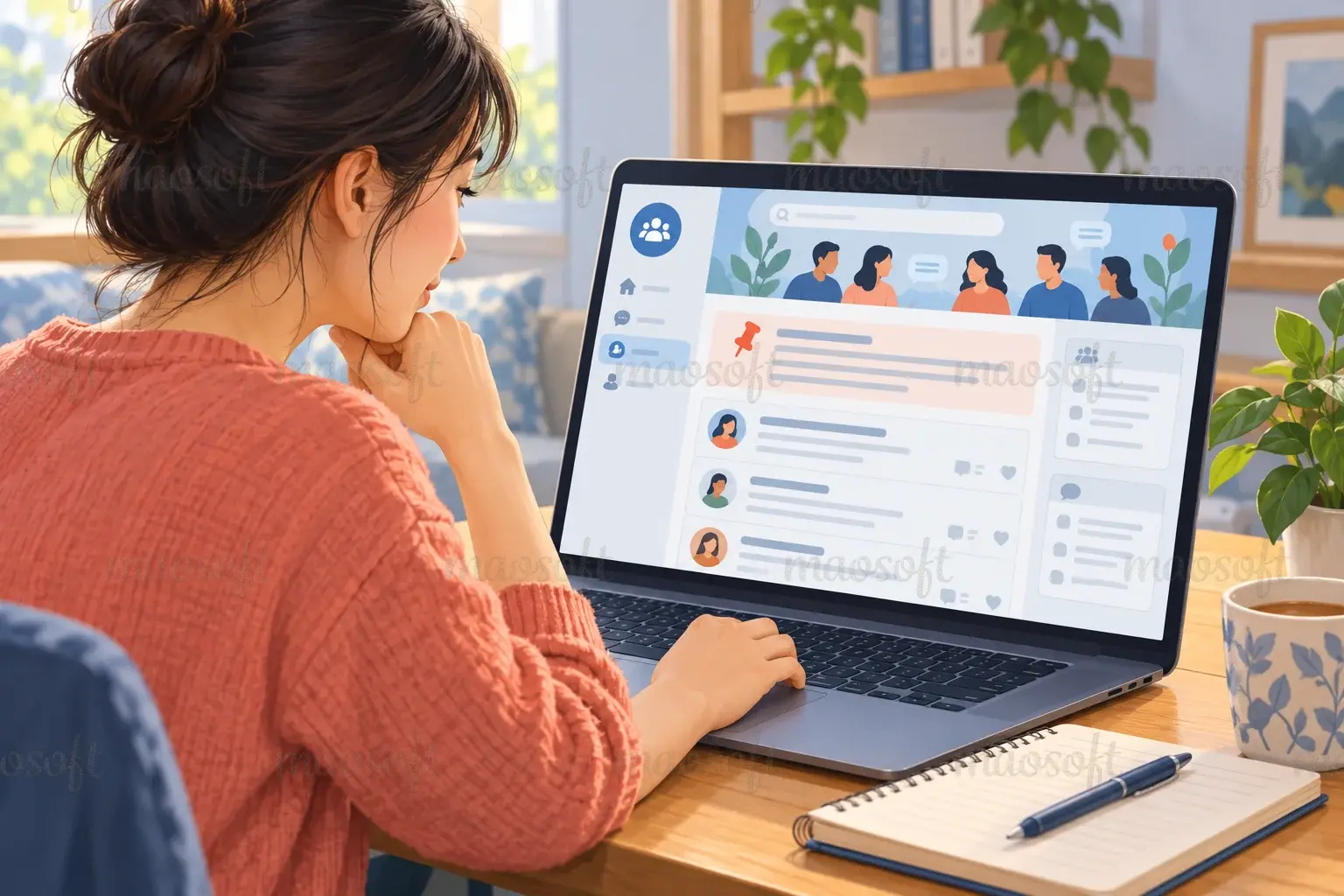 Minh họa: Xem cách cộng đồng hoạt động trước