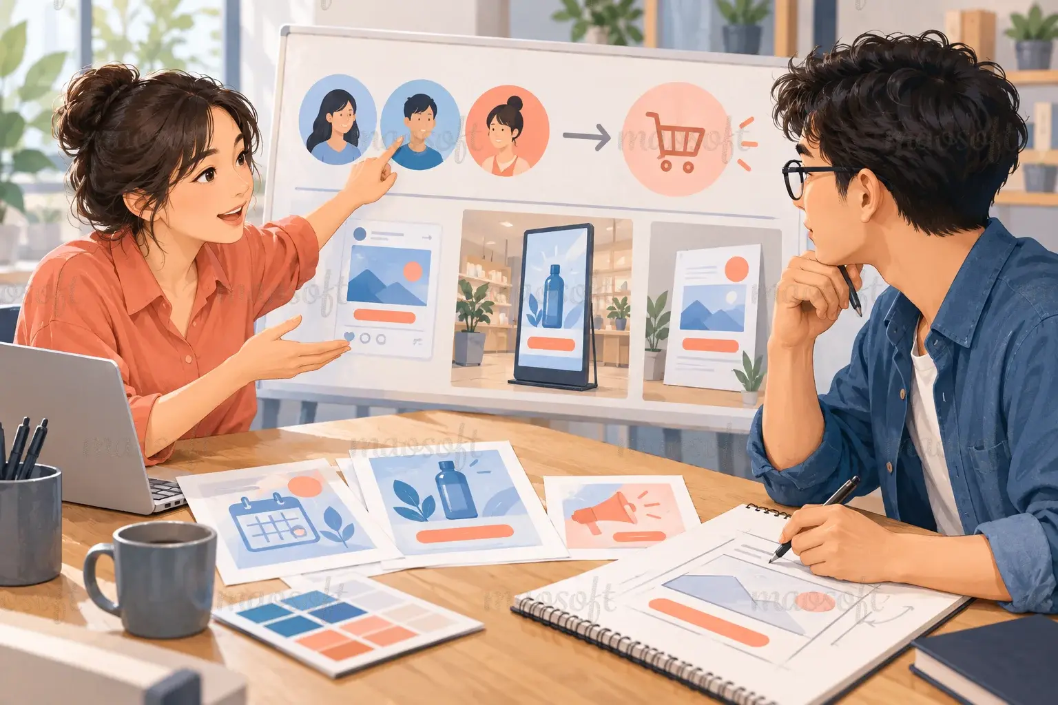 Minh họa: Bắt đầu từ việc thiết kế phải giúp đạt được