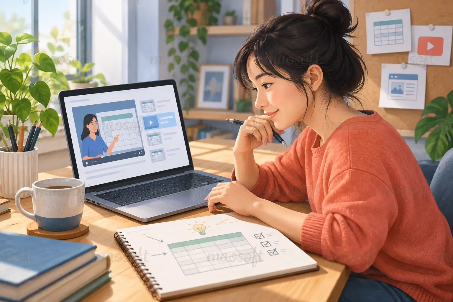 Minh họa: Xem với một việc sắp làm