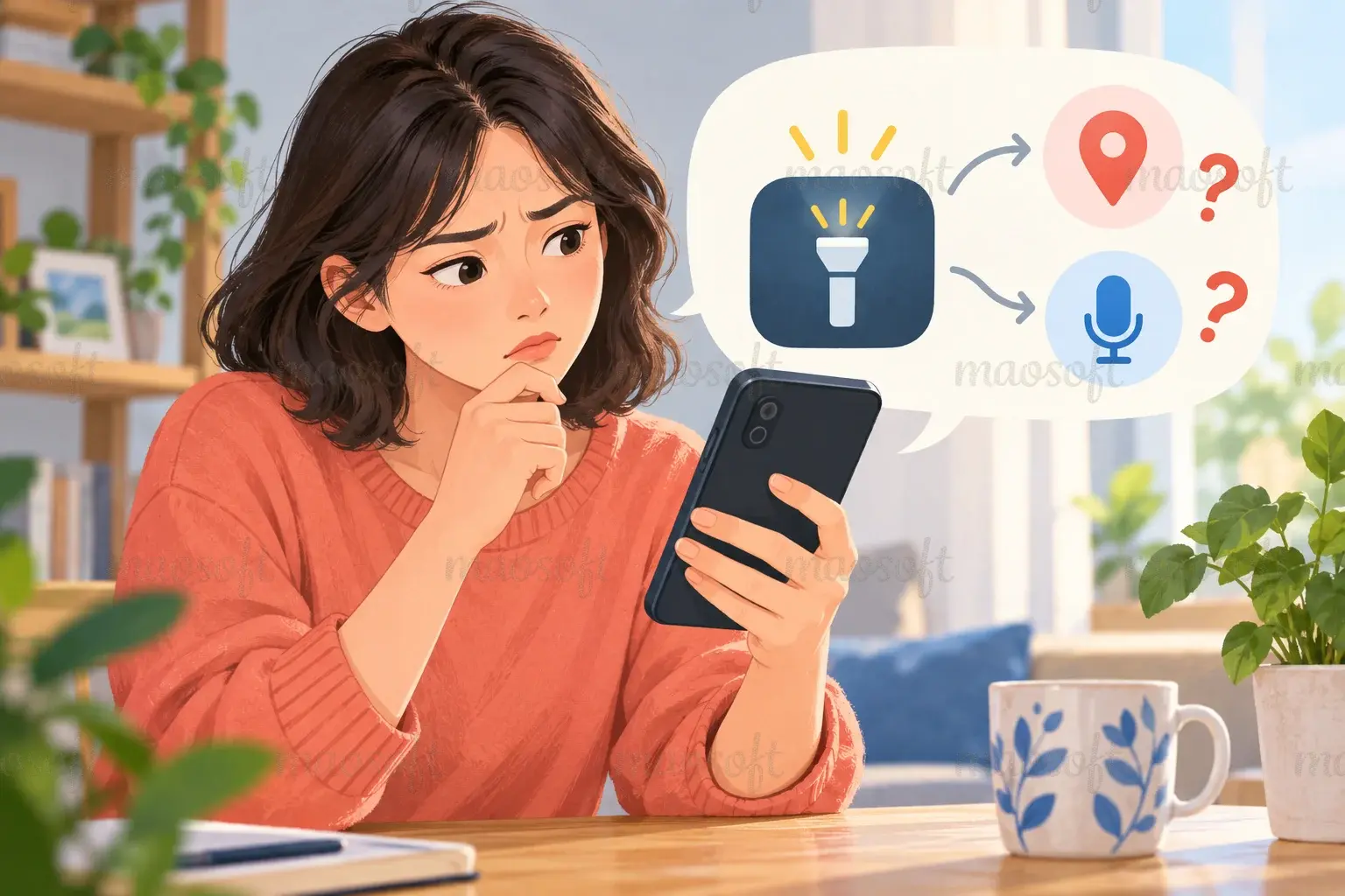 Minh họa: So quyền với việc ứng dụng cần làm