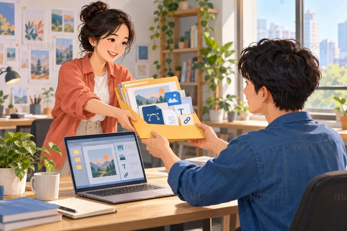 Bàn giao file thiết kế để tháng sau vẫn sửa được