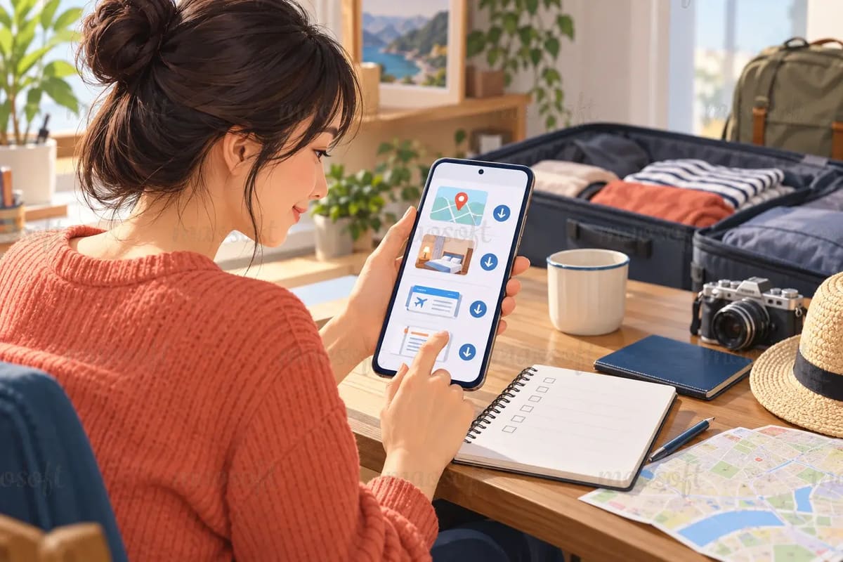 Chuẩn bị tài liệu cho chuyến đi để mất mạng vẫn tìm được thông tin