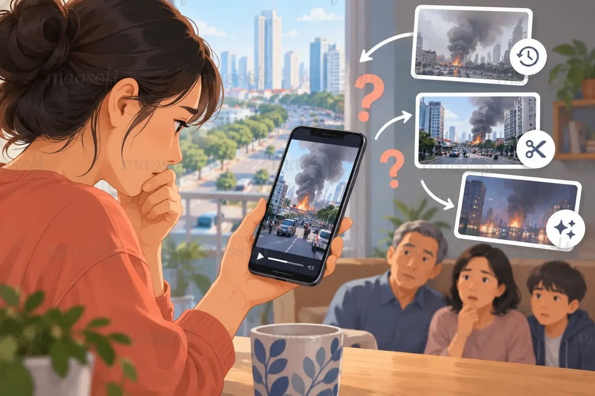 Video đang lan truyền có đáng tin? Cách kiểm nguồn và bối cảnh