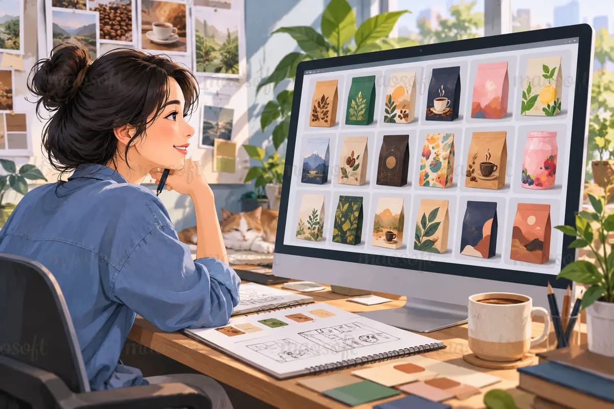 Gom ảnh tham khảo thiết kế mà không bị cuốn theo quá nhiều phong cách