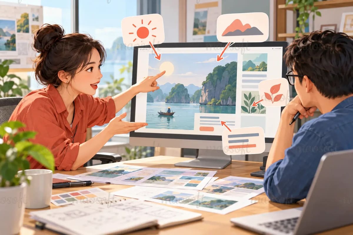 Góp ý thiết kế sao cho người làm biết cần sửa điều gì