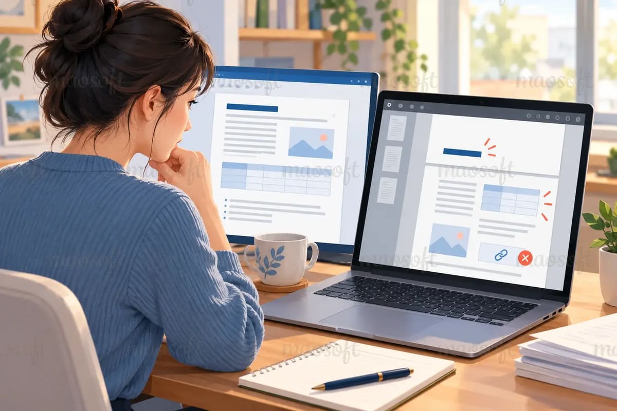 Trước khi gửi PDF, mở lại bản xuất một lần đã