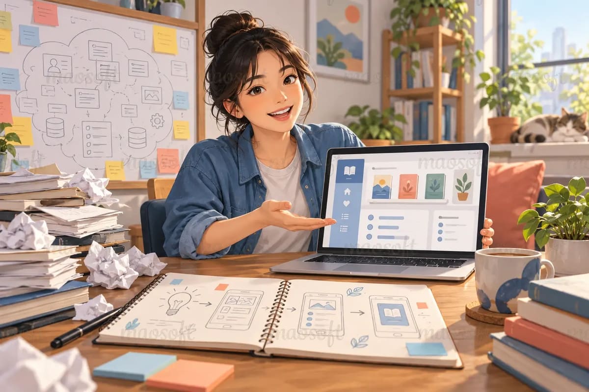 Làm dự án cá nhân nhỏ để có thứ thật sự đem ra giới thiệu
