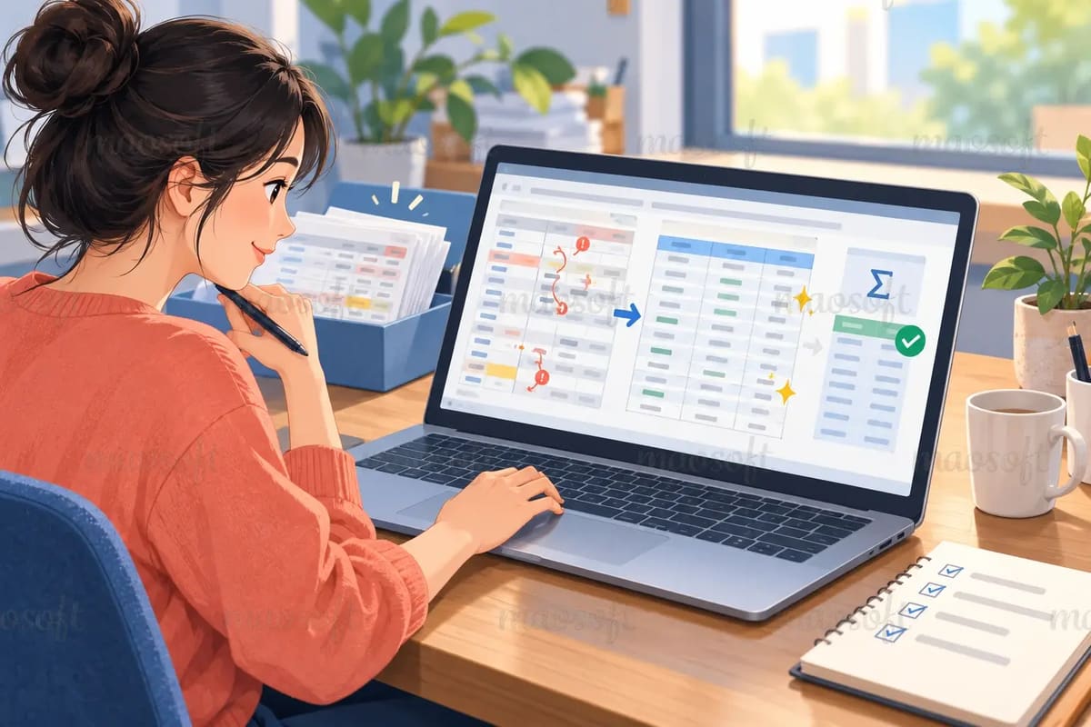 Bảng tính lộn xộn thì khoan vội viết công thức