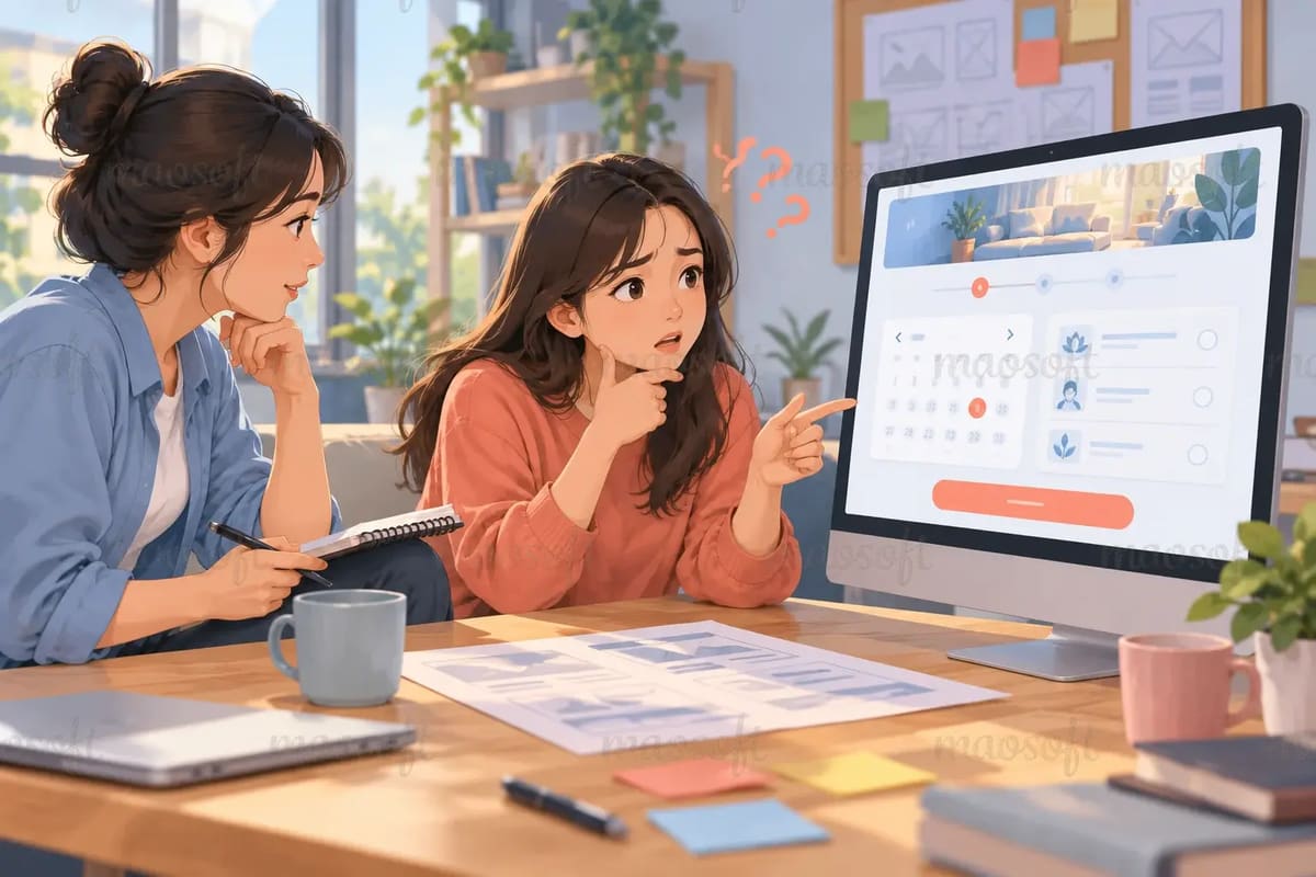 Phác thảo màn hình: thử với người dùng trước khi chỉnh cho đẹp