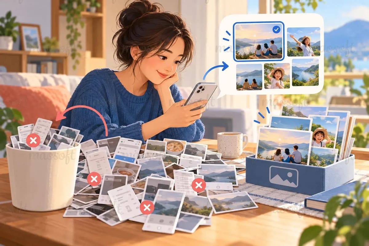 Dọn thư viện ảnh để tìm lại được khoảnh khắc mình muốn giữ