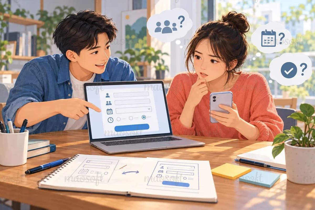 Làm biểu mẫu đăng ký để người khác điền đúng ngay lần đầu